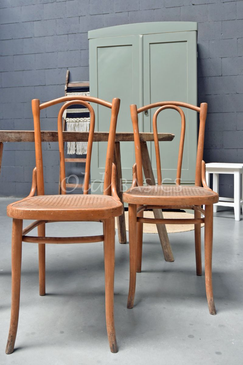 Detail van Houten stoel, naturel, materiaal hout